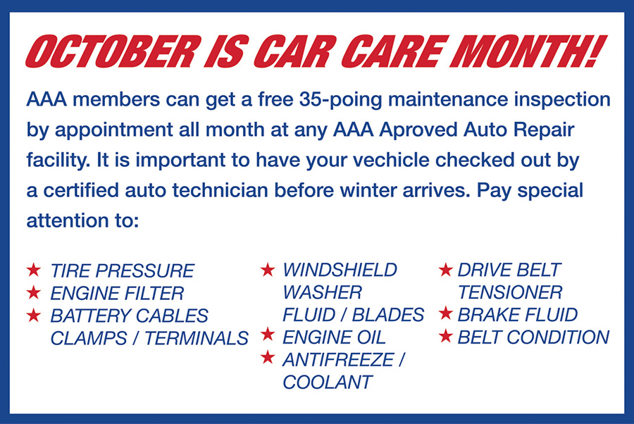 McCabe's Oct Car Care Month