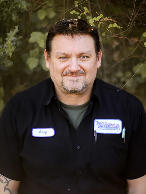Portrait of Greg, Master Technician