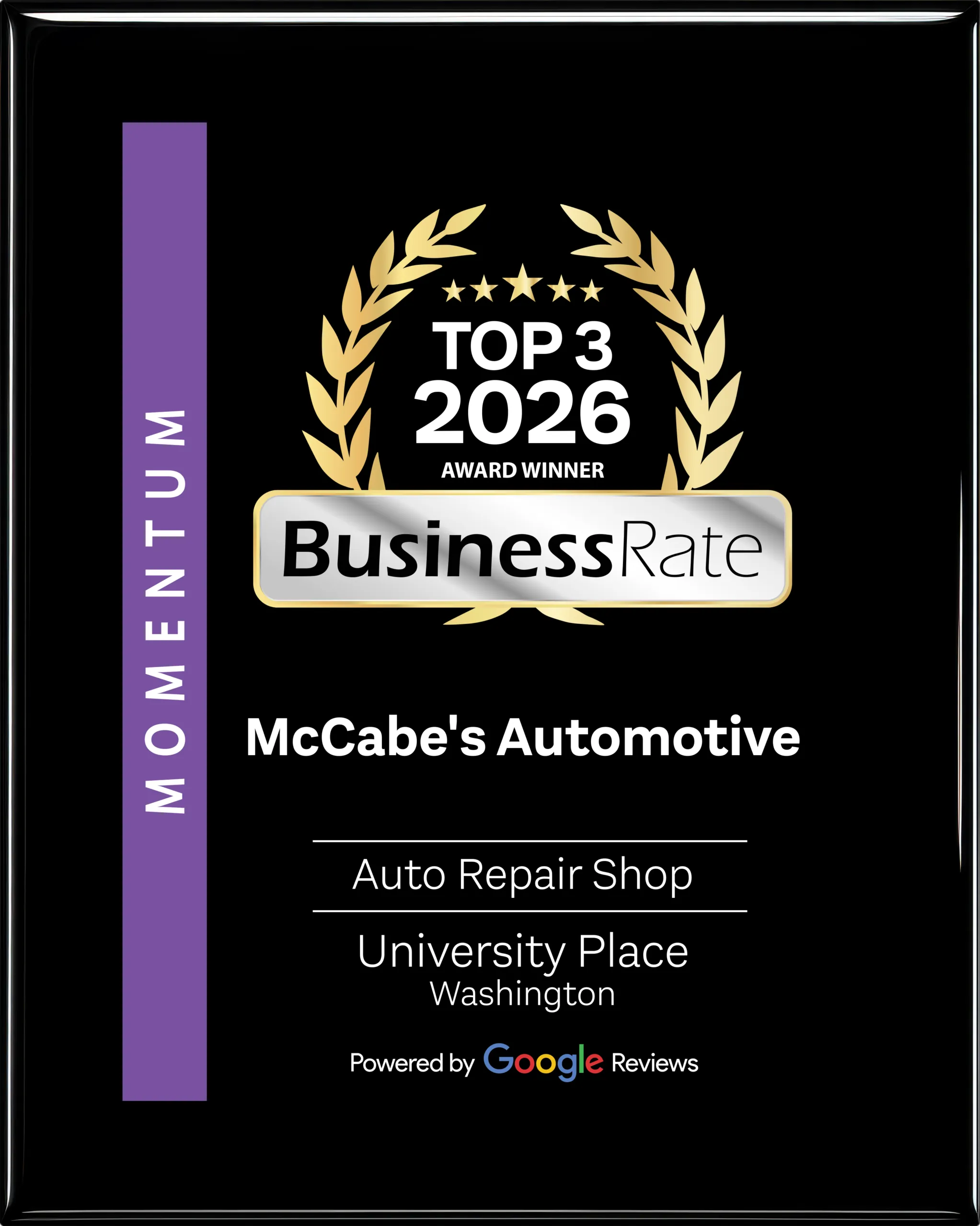 2026 Business Rate Award